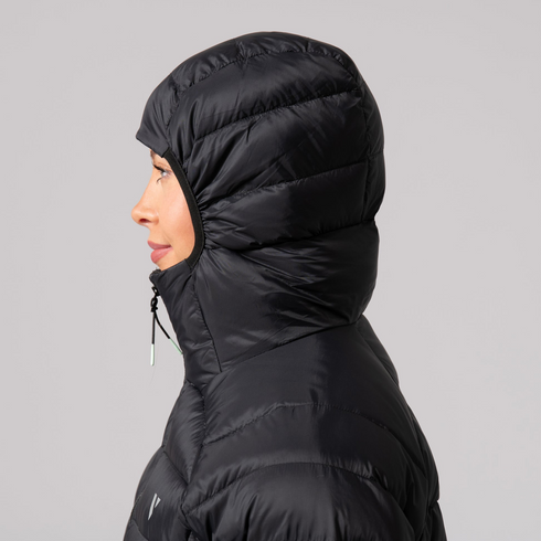 Mac In A Sac Women's Venture Summit Jet Black Packable Duck Down Insulated Jacket