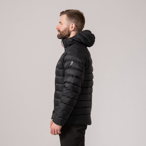 Mac In A Sac Men's Summit Jet Black Packable Duck Down Insulated Jacket