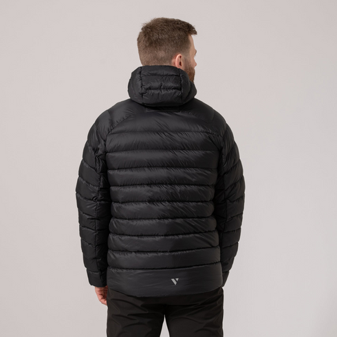 Mac In A Sac Men's Summit Jet Black Packable Duck Down Insulated Jacket
