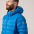 Mac In A Sac Men's Summit Ocean Blue Packable Duck Down Insulated Jacket