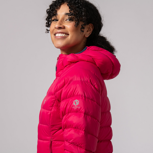 Mac In A Sac Women's Venture Summit Pink Packable Duck Down Insulated Jacket