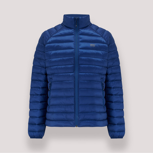 Mac In A Sac Men's Synergy Sapphire Blue Packable Thermolite Insulated Jacket