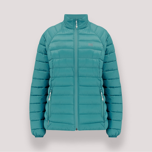 Mac In A Sac Synergy Women's Soft Teal Packable Thermolite Insulated Jacket
