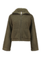 Hailys Womens Soft Full Zip Fleece TE44DARA KHK - Khaki