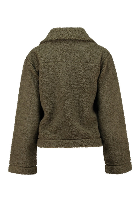 Hailys Womens Soft Full Zip Fleece TE44DARA KHK - Khaki