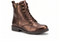 Susst Teddy Metallic Laced Ankle Boot TEDDY26 - Brown Metallic