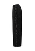 Hailys Pa44ily Glitter Side Stripe Wide Leg Trousers TIP-H01113 - Black Glitter
