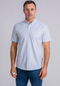 XV Kings Mens Ballarat Slim Fit Short Sleeve Shirt - Sky Haze Blue