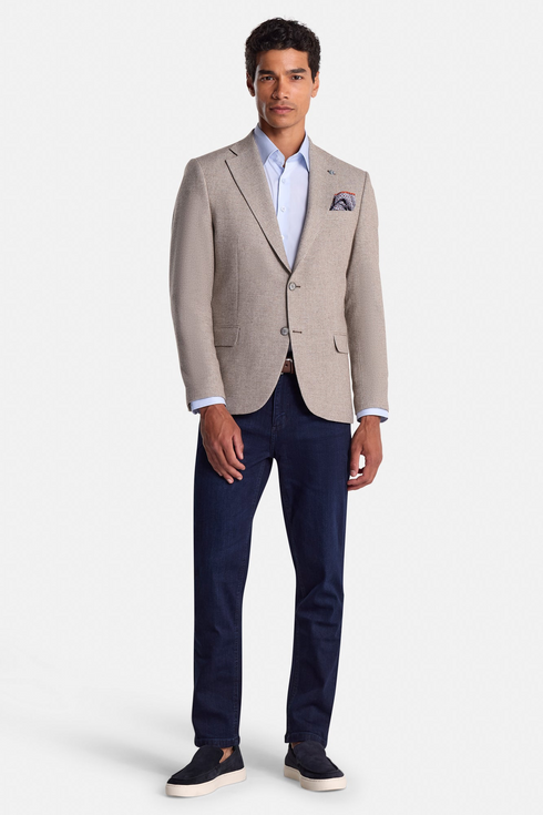 Benetti Menswear Oscar Sky Blue Tapered Fit Stretch Cotton Formal Shirt