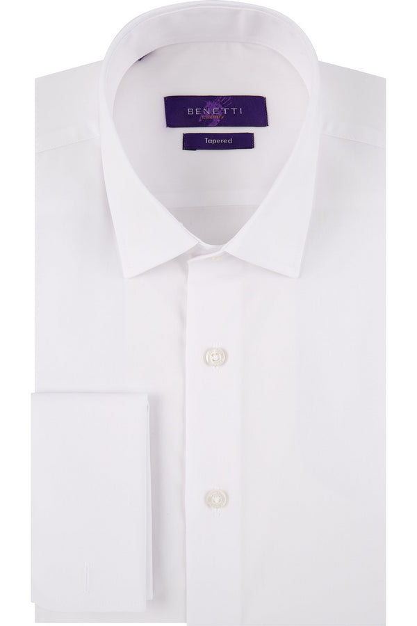 White Label Double Cuff White Shirt