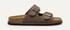 SUSST Palma Twin Strap Sandals Dark Brown Nubuck