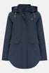 Lighthouse Tess AW26 in Navy Fleece-Lined Waterproof Mid-Hip Coat