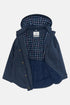 Lighthouse Tess AW26 in Navy Fleece-Lined Waterproof Mid-Hip Coat
