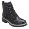 Lotus Jojo Leopard Print Ankle Boot ULB350EZ - Navy Leopard