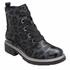 Lotus Jojo Leopard Print Ankle Boot ULB350EZ - Navy Leopard