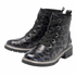 Lotus Jojo Leopard Print Ankle Boot ULB350EZ - Navy Leopard