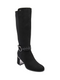 Lotus Palmer Faux Suede Stretch Knee High Boot ULB530BB90 - Black