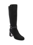 Lotus Palmer Faux Suede Stretch Knee High Boot ULB530BB90 - Black