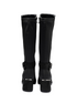 Lotus Palmer Faux Suede Stretch Knee High Boot ULB530BB90 - Black