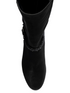 Lotus Palmer Faux Suede Stretch Knee High Boot ULB530BB90 - Black