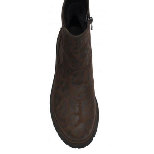 Lotus Selma Leopard Print Chelsea Boot ULB543TZ - Brown Leopard