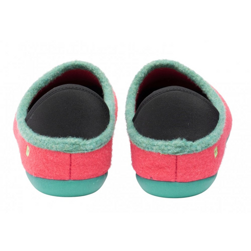 Lotus Belen Felt Convertible Slipper ULH134UN - Coral/Lime