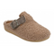 Lotus Nola Teddy Fleece Buckle Mule Slipper ULH141CC - Beige Teddy