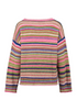 Hailys Womens Er44ina Multi Stripe Knit Jumper UNF-9756 - Multi Stripe