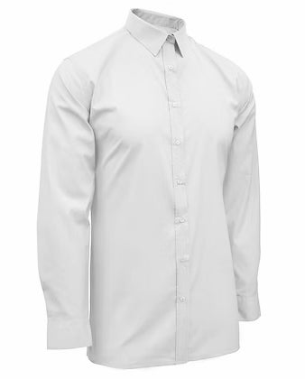 A Student School Long Sleeve Blouse - White ASB32