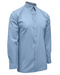 A-Student Plain Long Sleeve School Shirt Blue Up to 15"