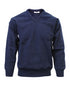 Plain V-Neck School Jumper Wool/Acrylic Mix