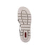 Rieker Womens Silver/Platinum V4918-90 Antistress Embellished Wedge Sandal