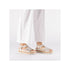 Rieker Womens Silver/Platinum V4918-90 Antistress Embellished Wedge Sandal