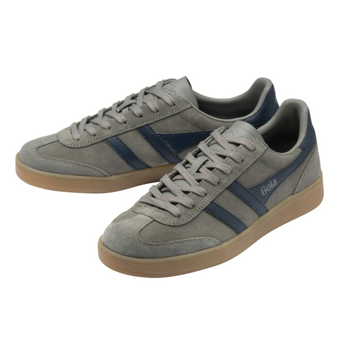 Gola Classics Men's Viper Suede Retro Terrace Trainer CMB735NE206 in Conifer/Navy