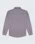 Walker & Hunt Mason Overshirt Grey Structured Mid-Weight Cotton Blend