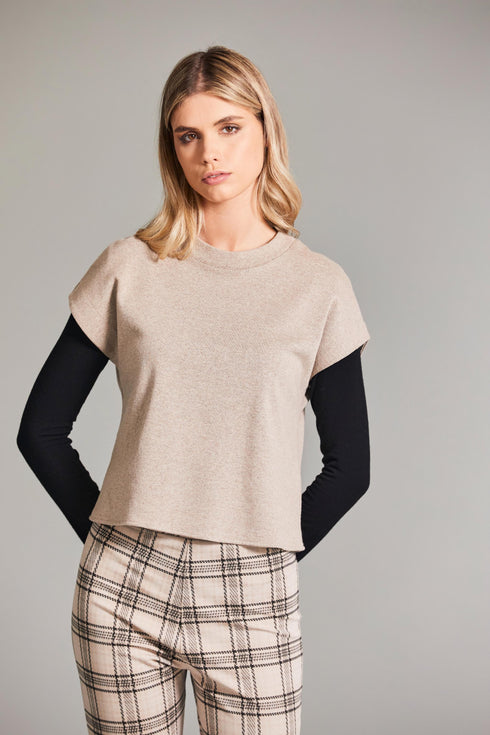 Peruzzi Jacquard Plain Top