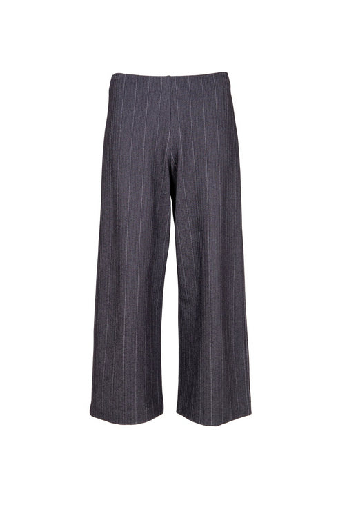 Peruzzi Pinstripe Herringbone Stripe Wide Leg Trousers W25107