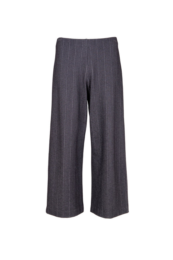 Peruzzi Pinstripe Herringbone Stripe Wide Leg Trousers W25107