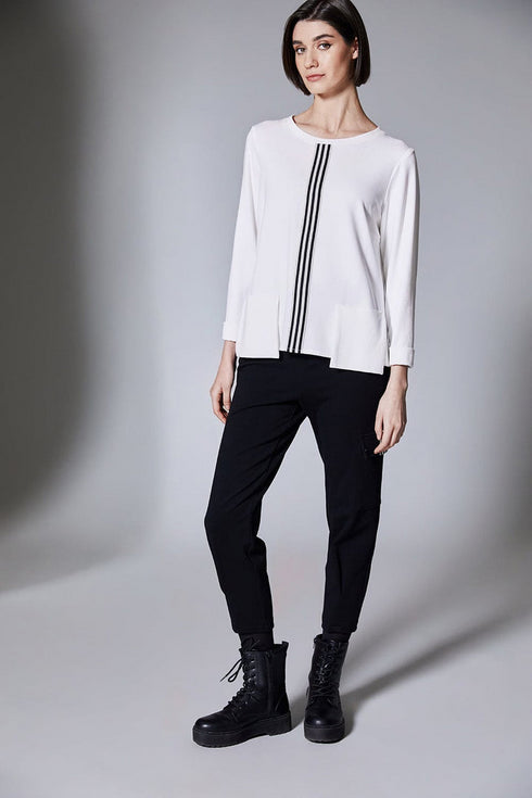 Peruzzi Centre Stripe Top W25115