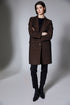 Peruzzi Zig Zag Coat with Pockets and Button Closure W25149