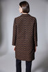 Peruzzi Zig Zag Coat with Pockets and Button Closure W25149