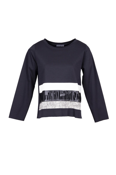 Peruzzi Multi Stripe Top W25171 – Ladies Fashion Striped Top