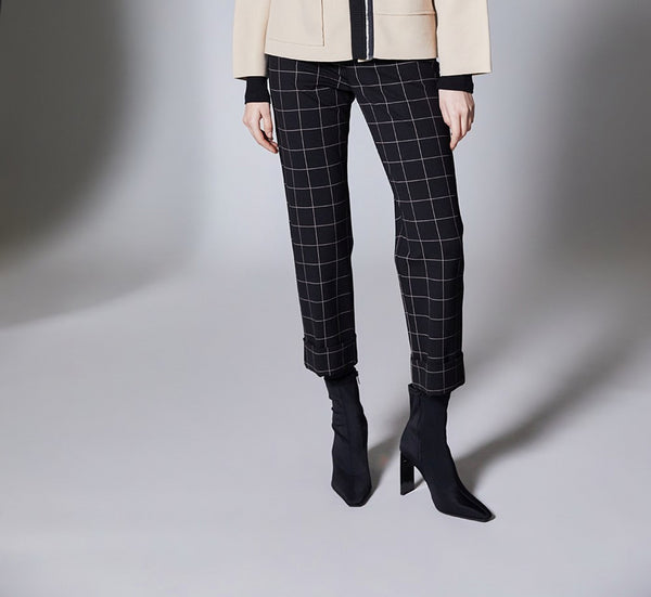 Peruzzi Window Pane Check Trousers W25126