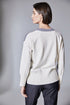 Peruzzi Two Tone Rib Knit Sweater W25198 – Contrasting Colours