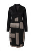Peruzzi Alternate Stripe V-Neck Dress W26137