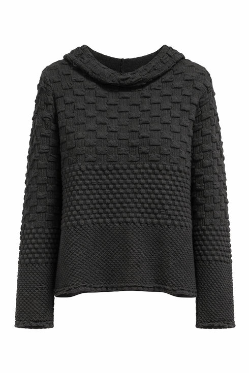 Peruzzi Womens Bubble Top W26141 - Black