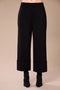 Peruzzi Women's Turn Up Hem Trousers 09 Black W26144L