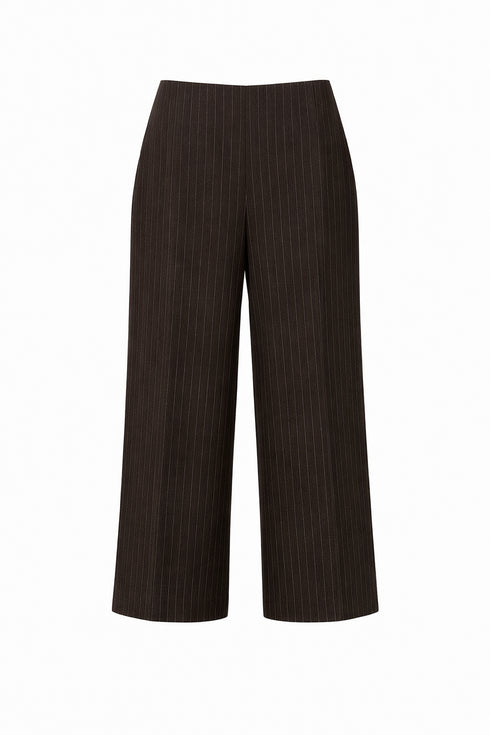 Peruzzi Womens Jacquard Trousers W26153 - Brown