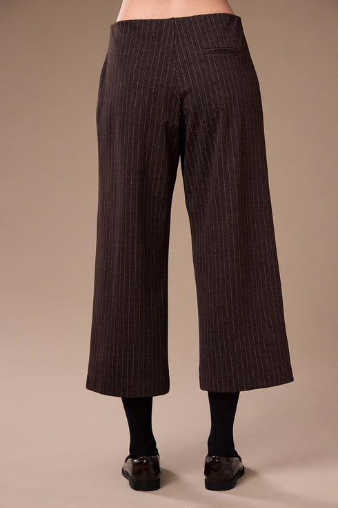 Peruzzi Womens Jacquard Trousers W26153 - Brown
