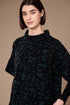 Peruzzi Womens Animal Jacquard Knit Top W26192 - Black/Green